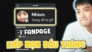 KIẾP NẠN ĐẦU TH&Aacute;NG CỦA EM NHISM, VỪA MỞ MẮT RA Đ&Atilde; BỊ HACKER RP KH&Oacute;A LU&Ocirc;N CẢ FANPAGE