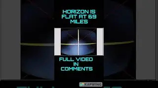 THE HORIZON AT 69 MILES IS PROVABLY FLAT