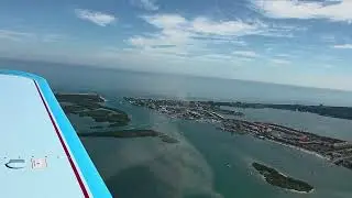 Piper Arrow N323BG flying in Fort Pierce KFPR
