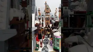 The new LEGO Harry Potter ✨Hogsmeade Village ✨! 🪄❄️ #legoharrypotter #newlego