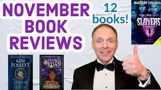 November 2023 Book Reviews - 12 Books! 6 Genres!