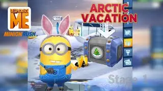 Minion Rush, Minion Games, Bunny Minion Complete Stage 1 Rewards In Arctic Vacation Special Mission