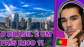 Português reage às CIDADES MAIS RICAS do Brasil !