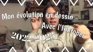 Mon évolution en dessin avec l'inktober ! (2/3)