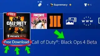 HOW TO GET THE BO4 BETA FOR FREE! PS4/XBOX ONE/BLACK OPS 4 BETA FOR FREE GLITCH! COD BO4 BETA GLITCH