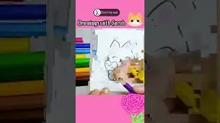 Cute little kitty 😸 | super easy drawing #art #drawing #trendingshorts #viralshorts