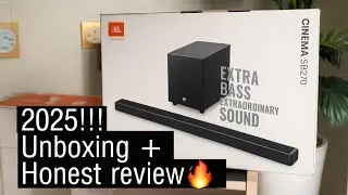 JBL Cinema SB270 Soundbar review in 2025 | Unboxing, Sound quality test & Wall mounting setup