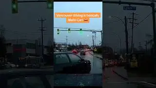🚗 That was close ❌️#vancouver #driving #fail #drivingfail #vancouverdrivingfail