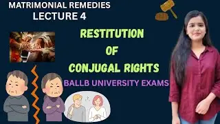 Restitution of Conjugal Rights | Section 9 HMA | Case Laws Explained with NOTES 💡 