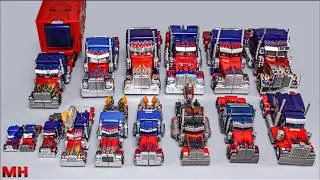 19 years！Still love Optimus Prime！Moive 1-3 Truck Op transformation 14 in 1