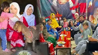 روز قشنگ دیگر ما و آمادگی برای مهمان ما از کمرک زیبا 😍🌹❤🇦🇫