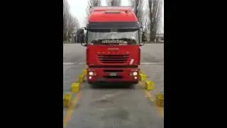 THE BEST PARKING SKILLS by a Iveco Truck Driver