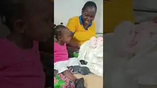 Pov:  when your Toddler got  too excited to see he's cute little baby
