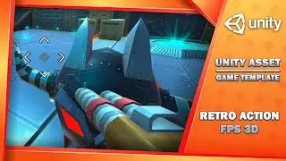 Classic FPS Action &ndash; Unity Retro Game Template Preview