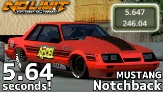 5,64 секунды тюнинга Ford Mustang Notchback &mdash; версия 2.1.7 | No Limit Drag Racing 2.0