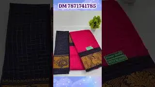 New Sungudi Cotton Sarees ⭐ attractive look Wear Collections #saree #cottonsarees #purecotton