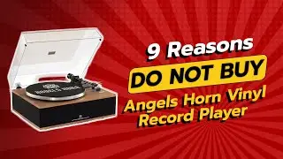DON'T BUY ANGELS HORN Vinyl Record Player Before Watching THIS! 🎶 (9 Reasons)