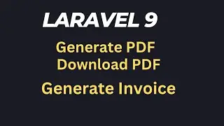 Laravel 9 Invoice Generate | PDF Generate | Download Pdf  | Bangla Tutorial | Webjourney