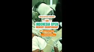 The 6th Indonesia Open Memory Championship is Back!