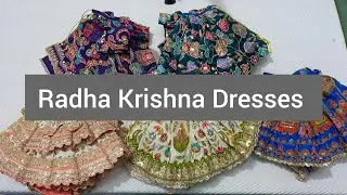 Radha Krishna Dresses Ready To Dispatch || Radhakrishna Poshak || Yugal Jodi Poshak ||