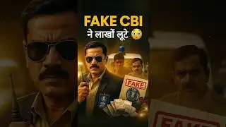 Fake CBI Officer Busted in UP! #shortsfeed #cbiscam