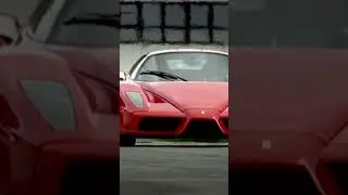 Michael Schumacher tests drives Ferrari Enzo