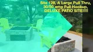 Elizabethtown/Hershey KOA, New Deluxe Patio Sites, Hershey PA Campgrounds