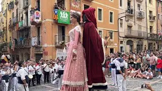La Coqueta, ball dels gegants vells de Badalona - 41ena Mostra de Folklore Viu a Tarragona 13/09/25