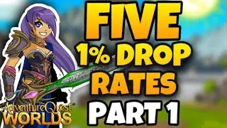 AQW - 5 AC-TAGGED 1% DROP RATES FARMING!!! | PART 1 (2020)