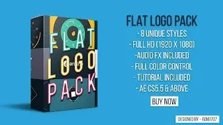 2D Flat Logo Pack - After Effects Template