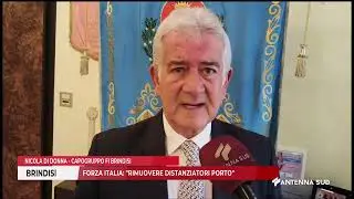 04 FEBBRAIO 2026   BRINDISI   FORZA ITALIA; ''RIMUOVERE DISTANZIATORI PORTO''