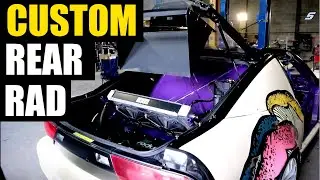 Custom s13 Rear Radiator Setup & Hatch Mod