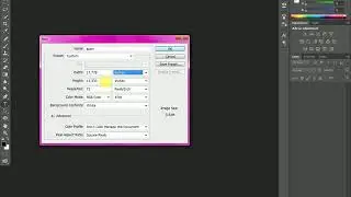How to Create Panaflex Size in Adobe Photoshop CS6 in Sindhi