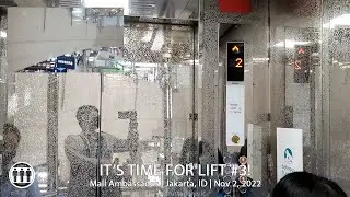 LG (mod by Sigma) Traction Scenic Lift / Elevator at Mall Ambassador, Jakarta (Lift 3)