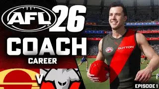 Opening Round Thriller - AFL 26 Coach Career | Ep 1 - Essendon