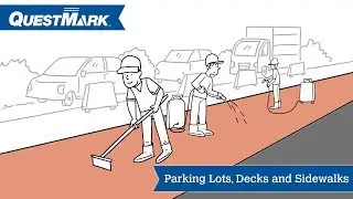 QuestMark Traffic Deck Coatings for Parking Lots, Decks and Sidewalks
