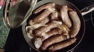 Sauteed DEER 🦌 sausage!