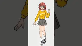 Anime girl✨ #drawshorts #drawing #stepbystep #anime #drawshorts