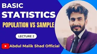 Population and Sample | Basic Statistics Easy Definition With Example | Lec 02 Urdu/Hindi