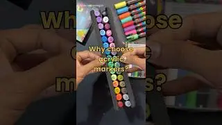 So, would you choose acrylic markers? #shorts #acrylicmarkers