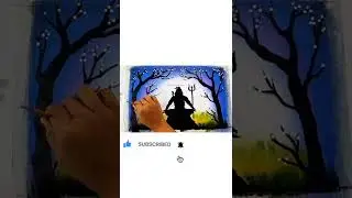 Mahadev | Soft pastel | Art Value Drawing Tutorial | #shorts #viral #subscribe #video #shortvideo