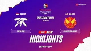 Fnatic ONIC vs Selangor Red Giants HIGHLIGHTS SPS Season 5 Challenge Finals | SRG VS FNOC ESPORTSTV