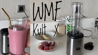WMF Kult X Mix and Go Smoothie I Çilekli Smoothie | Smoothie Makinemi Denedim | WMF Smoothie Makinem