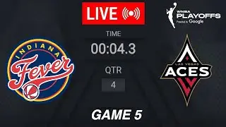WNBA LIVE! Indiana Fever против Las Vegas Aces | 1 октября 2025 г. | WNBA Playoffs 2025 Live 2K