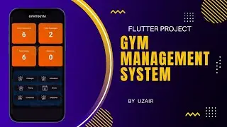 Flutter project with firebase (Gym management system)