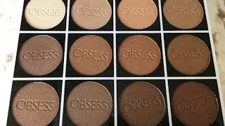Makeup Obsession 'Obsess' Eyeshadows / All 30 Shades