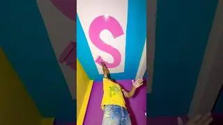 Wallpainting Green Colour Fast Code 🏡art #viralvideo #homedecor #trendingvideo #shortfeed #viral