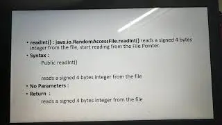 Random access file