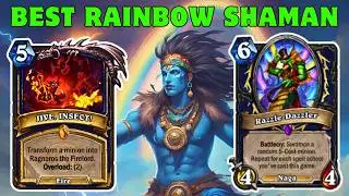 Unfair Damage ► Best Rainbow Shaman Deck to Climb Legend ► Hearthstone 30.2.2
