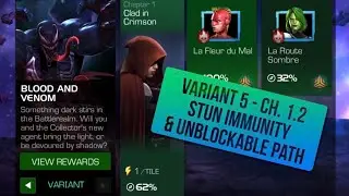 Variant #5 Ch. 1.2 - vs Longshot, Ebony Maw, King Groot, Hood, Nightcrawler, Hela, Gamora | MCOC